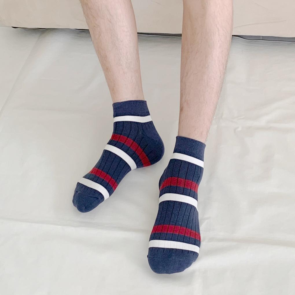 10 Pairs of Men's One Two Ringle Sneaker Socks
