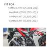 Motorcycle Front Pedal Assembly for YAMAHA MT-03 MT-25 YZF-R3 YZF-R25 2014-2023 Left and Right Foot Pegs Aluminum Accessories