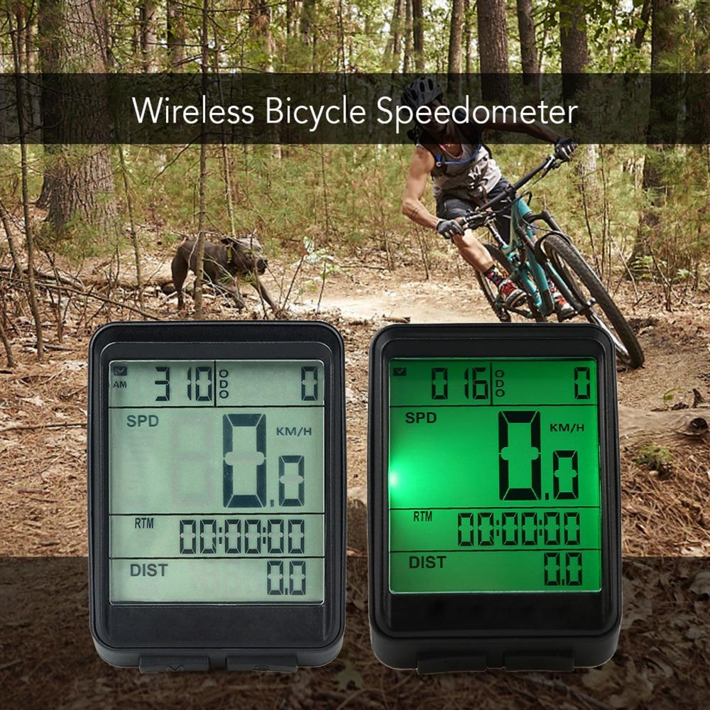 LCD Display Cycling Speedometer Waterproof Cycle Odometer Durable Bike Speedometer  Bicycle Riding