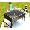 Portable Barbecue Charcoal Grill Stainless Steel Barbecue Tool Suitable for Cooking Camping Picnicking Beach Portable Barbecue