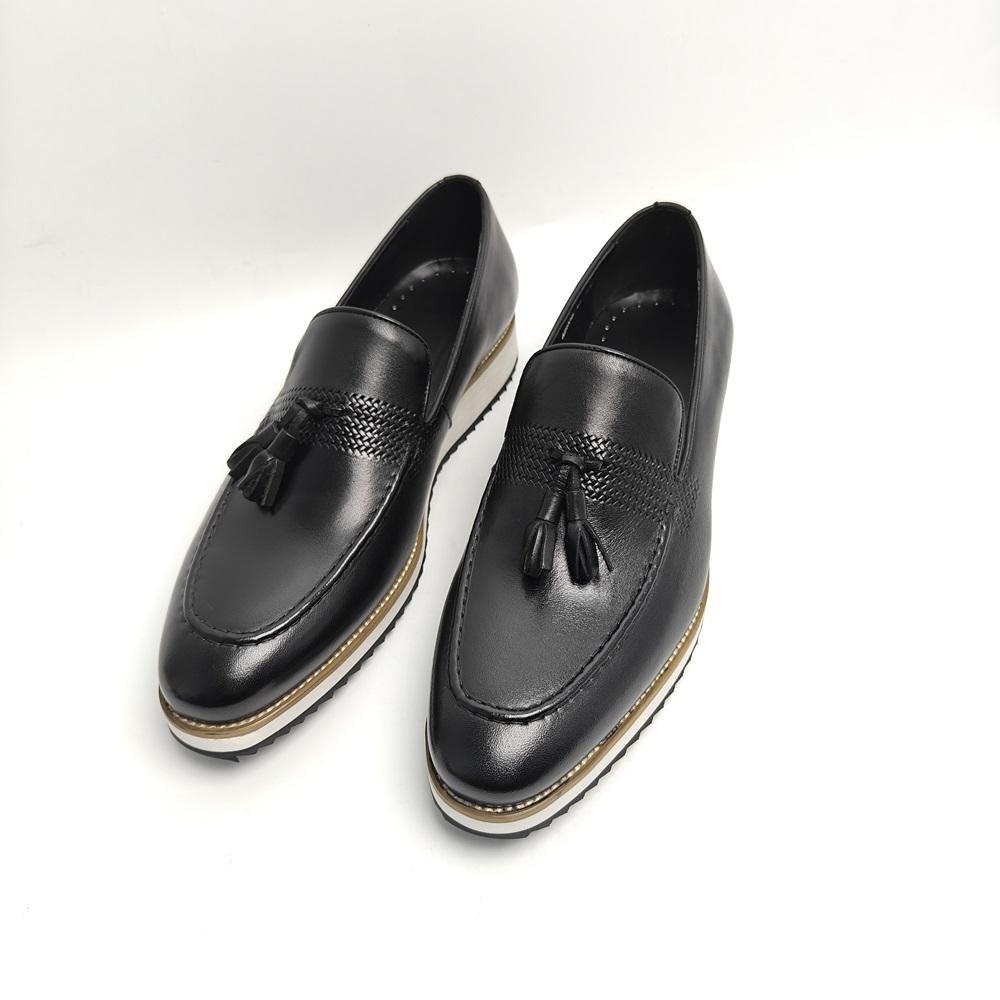 Fashion Best-selling Slip on Loafers Genuine Leather Men Shoe British Style Breathable Business Casual Fashion Good Quality Office Shoes