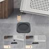 4Pcs Heightening Furniture Anti Vibration Mat Square Silent Dampers  for Washing Machine  Indoor