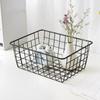 Hollow Iron Wired Basket Large Capacity Fruit Vegetable Snacks Holder  for Bathroom