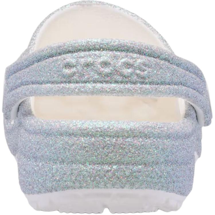 Crocs Classic Clog Comfortable Soft Durable Non-Slip Low-Top Sandals Kids sandals Silver 210986-100