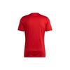 Adidas Team Icon 23 Geometric Pattern Printed V-Neck Short Sleeve Soccer Jersey Men Jersey Deep-Red HT6551