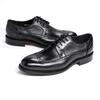 Fashion Handmade Men's Oxford Shoes 2025 Business Formal Classic Genuine Leather Cowhide Brogue Formal Shoes