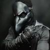 Punk Crow Mask Costume Black Skin For Overwatch Plague Doctor Cosplay Birds Masks Long Nose Led Eyes Retro Rock Reaper Nevermore