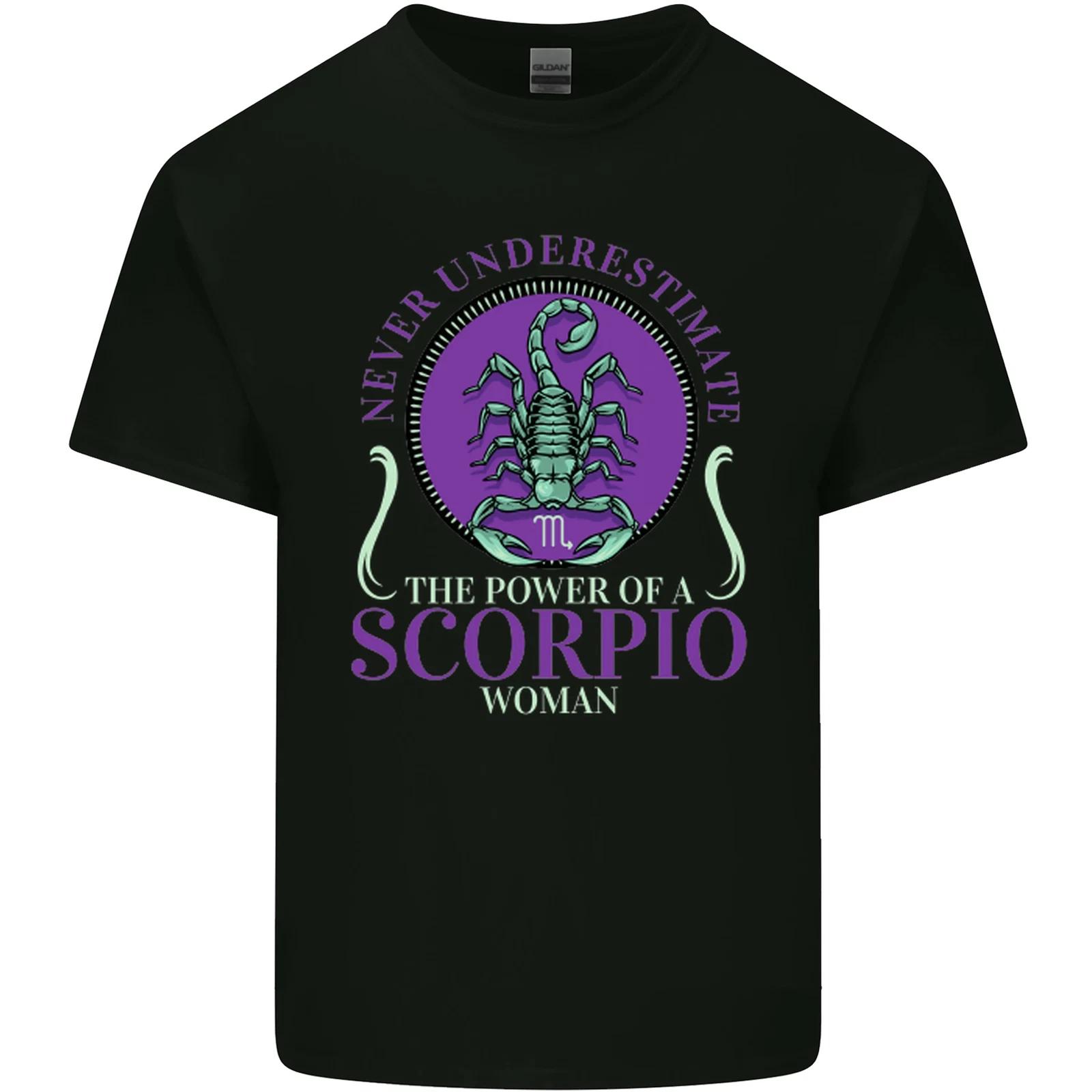 The Power of a Scorpio Woman Star Sign Kids T-Shirt Childrens XL