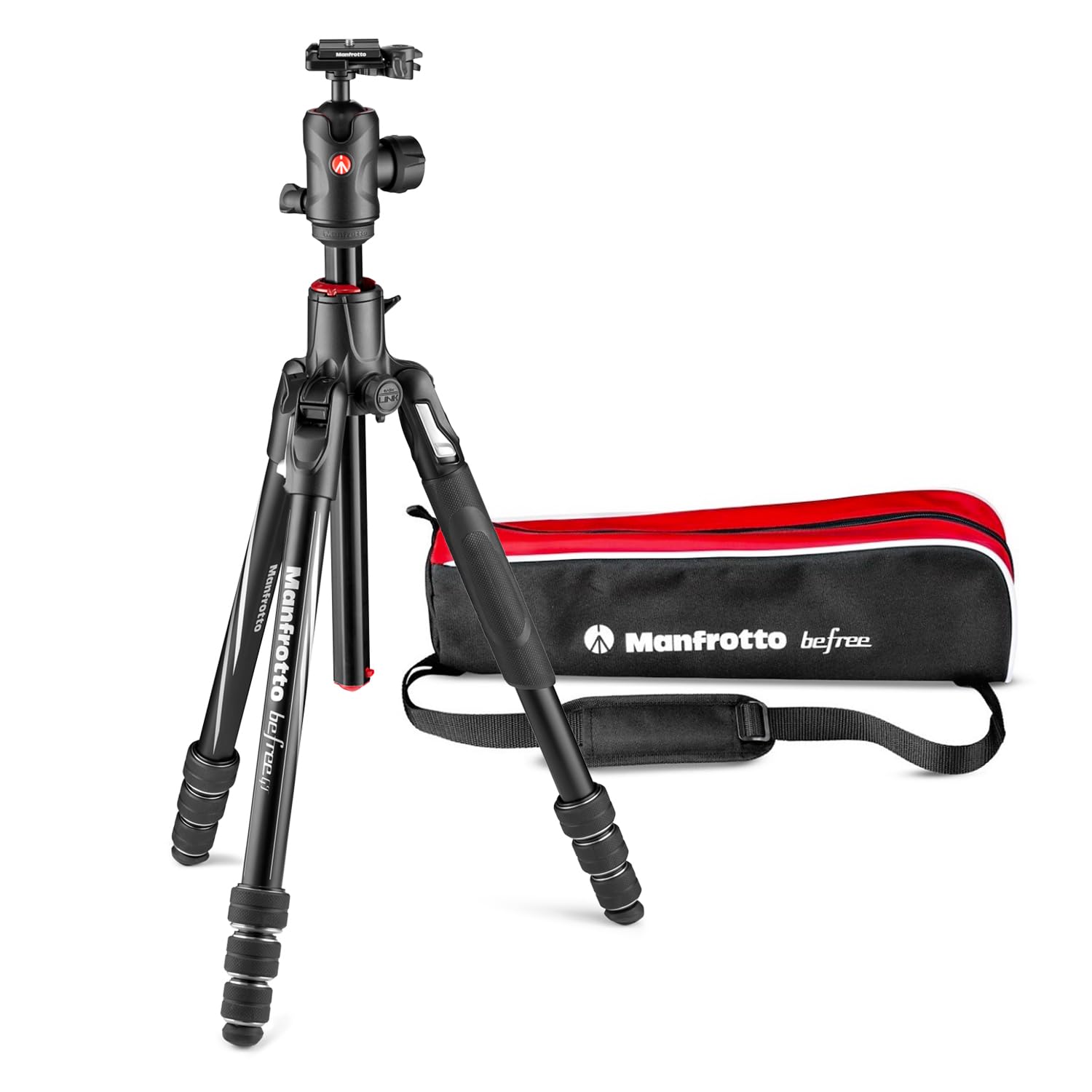

Manfrotto befree GT XPRO Black Aluminum Kit with 10kg Load Maximum Minimum Ball for Macro Photography T-Tripod MKBFRA4GTXP-BH Case, Capacity, 164cm, чёрный
