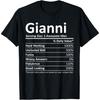 GIANNI Nutrition Lustiges Geburtstags-Personalisiertes Namensgeschenk-Idee T-Shirt