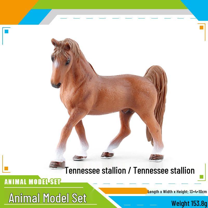 Wildlife Model Ornament: Friesian, Pinto, Tennessee Walking, and Quarter Horse