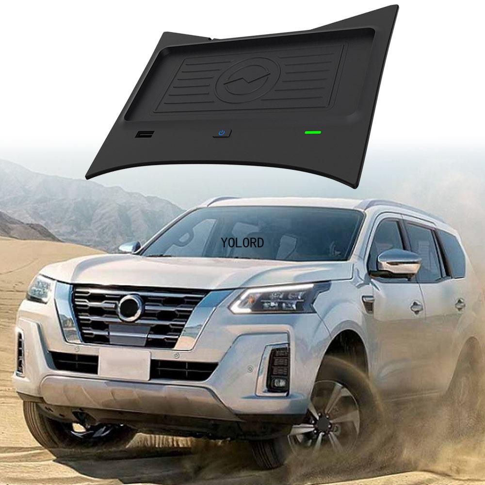 10W Auto Kabelloses Ladepad für Nissan X Trail Rogue T32 ST 2014~2021 Handy Schnellladeplatte Ablage 2016 2017 2018