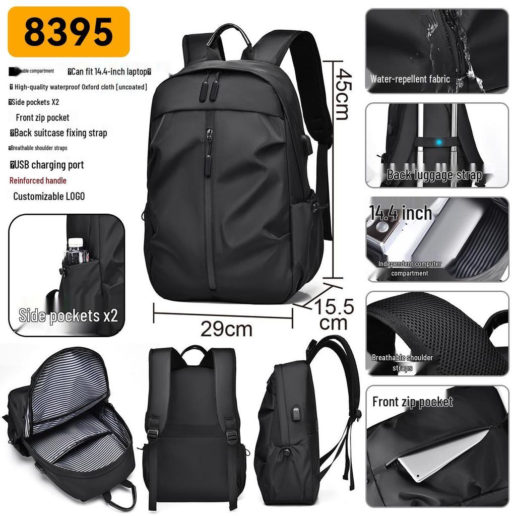 Men's Lightweight Large Capacity Travel and Laptop Backpack, Ideal for High School or College Students
