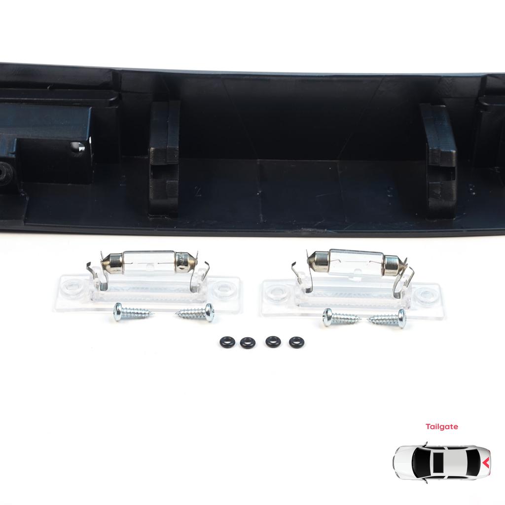 ESP1248 Heckklappe Kennzeichenleuchte Gehäuseleiste Für VW Transporter T5 2003-2015 7E0827329F