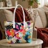 Abstract Art Colorful Fashion Casual Shoulder Tote Bag for Daily Use