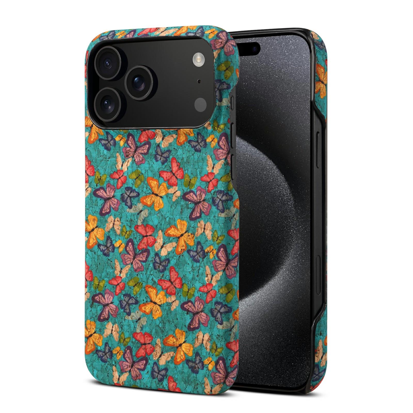 For iPhone 17 Pro Max Case Pattern Printed PU Leather + PC Phone Cover A