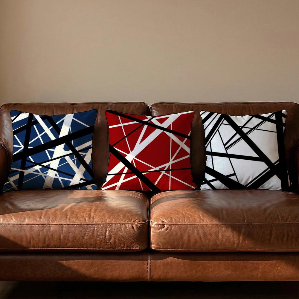 Van HHalen Cushion Cover Soft Reversible Durable Pillow Cover MultiScene Use for Home Car Daily Comfort