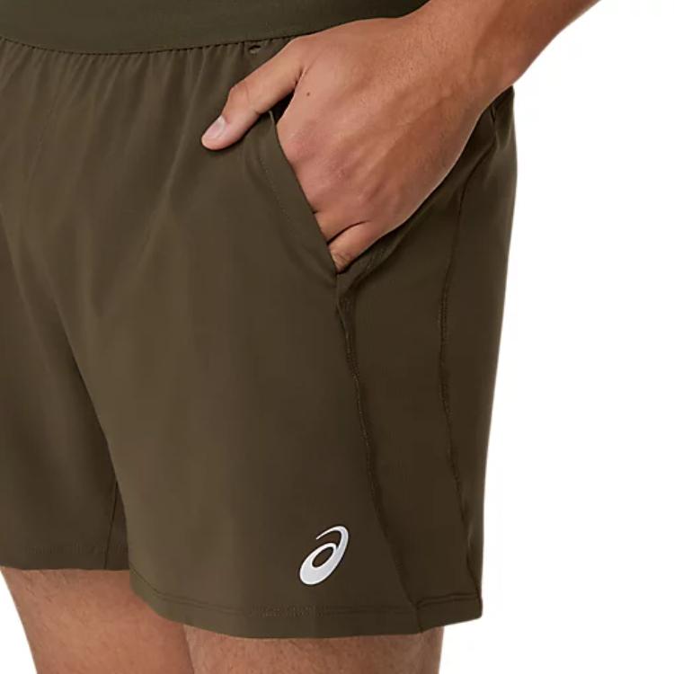 Asics Road Actibreeze Comfortable Fashionable Simple Versatile Sports Shorts Men shorts 2011D247-200