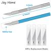 43Pcs Precision Carving Knife DIY Crafting Hobby Knife Set with Replacement Blades & Sewing Ruler for DIY Cutting Scrapbooking