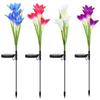 Lily Outdoor Simulation Waterproof Led Solar Light Lawn Lights Garden Decoration