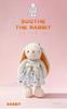Large Lop-Eared Bunny Plush - Cute Floral Skirt Doll, Soothing Girl's Companion and Pet Healing Toy