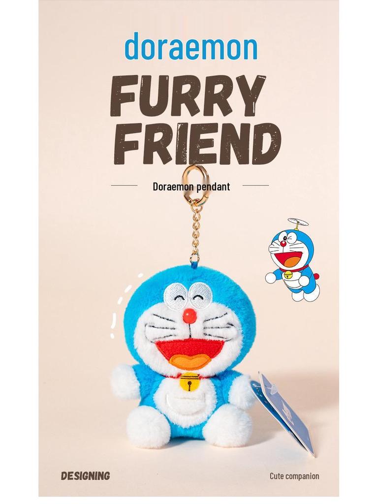 Authentic Doraemon Candy Series Toy Pendant Plush Keychain