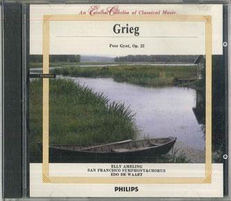 

CD GRIEG, ELLY AMELING, SAN FRANCISCO - Peer Gynt MP125 PHILIPS Japan Classical Used