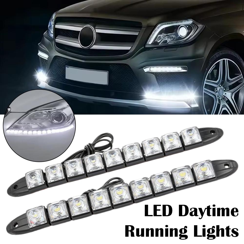 9 LED Running Lights Car DayLight Driving Led Strip Decorative K Auto Brighter 6000-8000 Light Rear Or Warning Front P5Z8