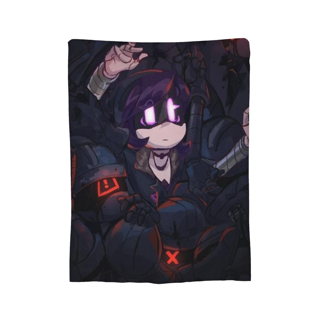 Murder Drones  Fleece Throw Blankets Uzi Doorman Aesthetic Blanket for Bed Bedroom Super Warm Bedroom Quilt,