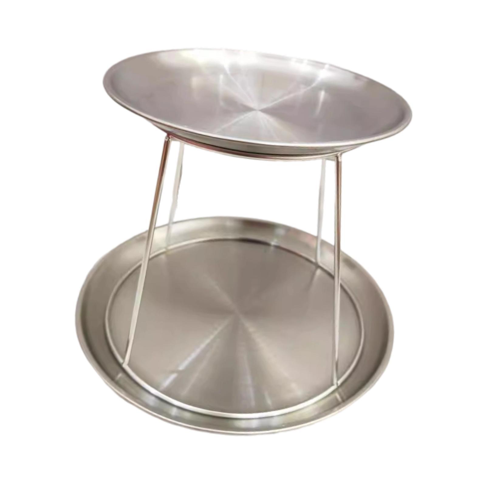 

Seafood Tower 2 Tier Food Presentation Plate Trendy Versatile Seafood Tray Rack