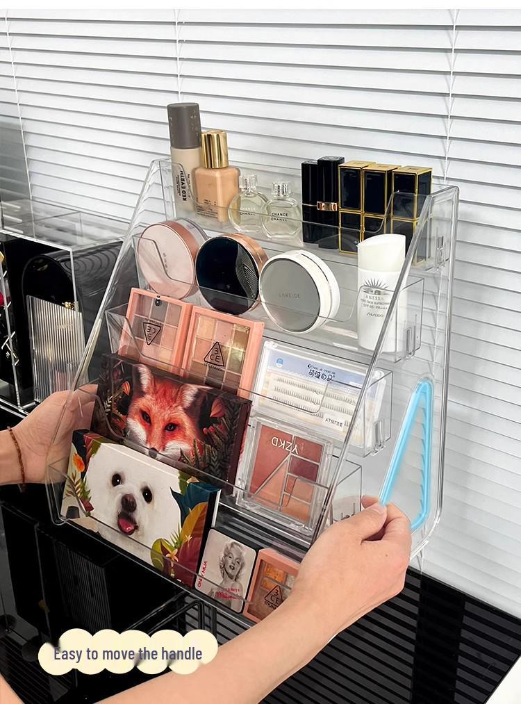 Baji Multi-layer Transparent Desktop Display Stand for Badges
