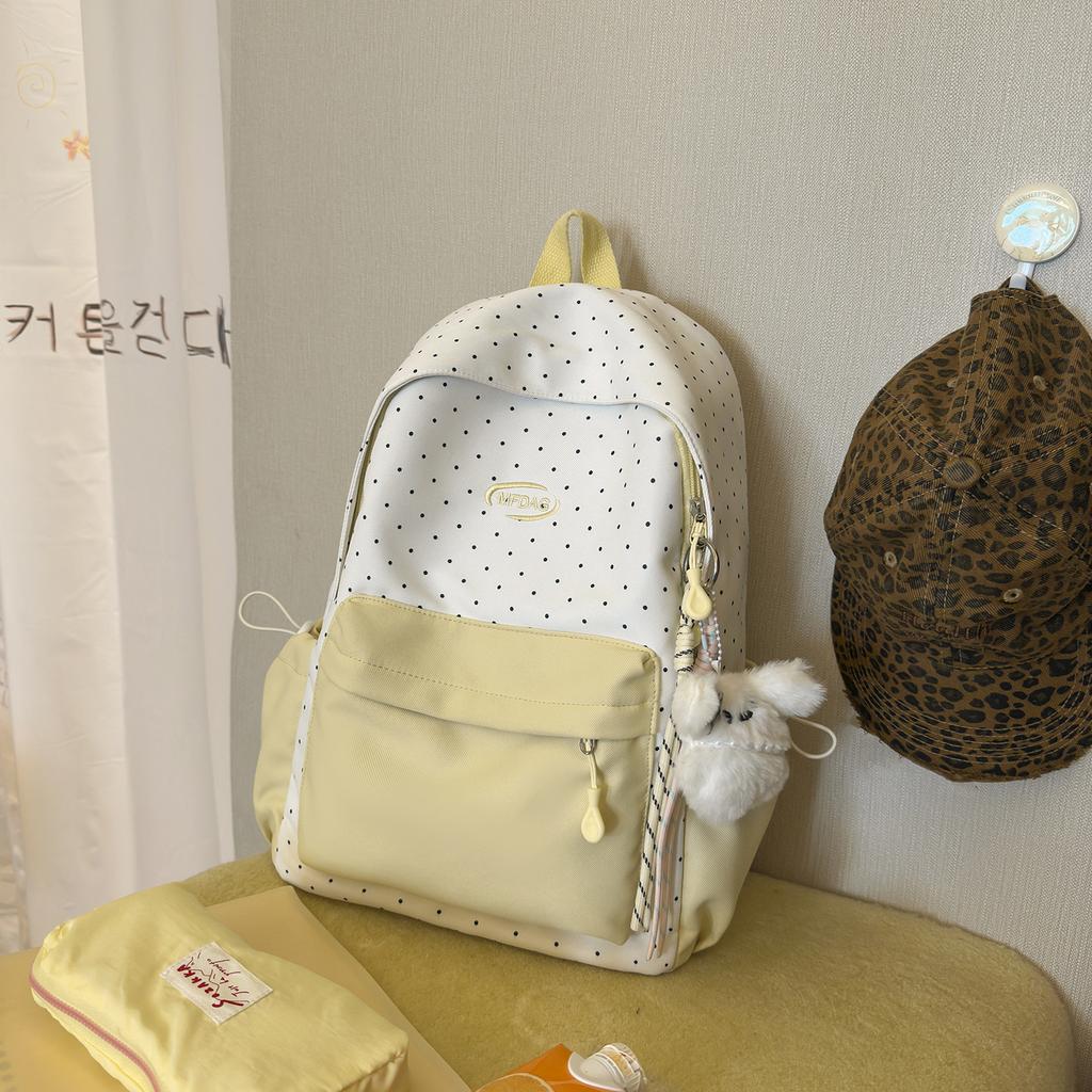 Schoolbag wholesale Japanese new high-value fresh and sweet cute star backpack junior high school students lightweight travel backpack