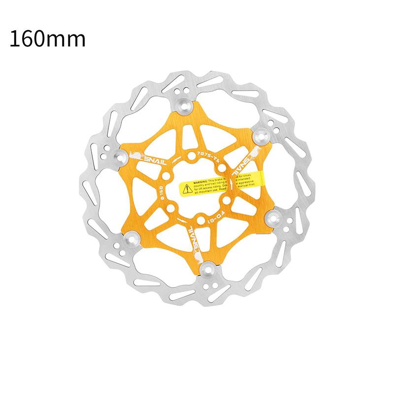 

Плавающая дисковая тормозная колодка для горного велосипеда, тормозной диск Six Nail 180 160 мм 203 мм 160mm золотистый