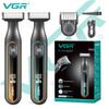 Hair Trimmer Waterproof and Rust-proof Household Rechargeable Adjustable Hair Trimmer Full Body Washable Reciprocating Men's Beard Trimmer