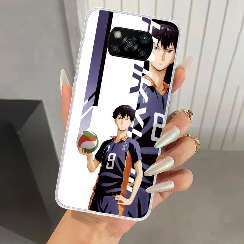 Anime Haikyuu Oya School Volleyball Phone Case for Xiaomi Poco X5 X6 X7 Pro F7 Ultra M7 Redmi 15 15C 13 13C 12 12C 10 10A 10C 9