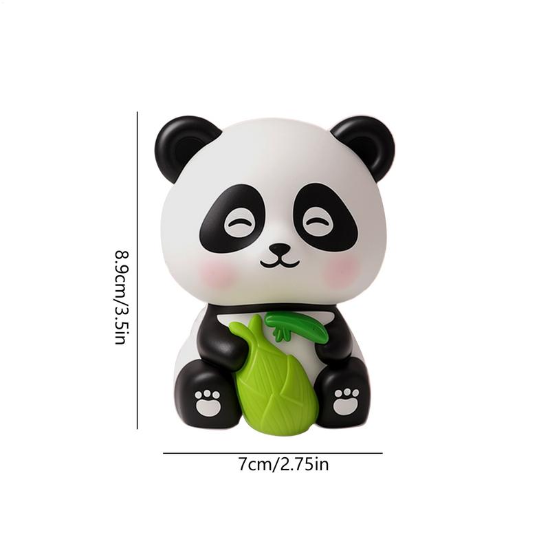 Panda Bobblehead Dashboard Decorations Cute Car Dashboard Panda Solar Powered Bobble Head Decorations  Auto Interior Ornaments