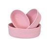 Round Woven Cotton Rope Storage Basket for Desktop and Shelves