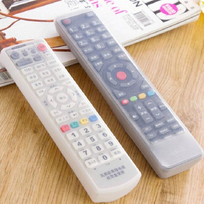 Transparents Silicones Dustproof Remote Control Cover for Home TV and Air Conditioner Protections Against Water and Statics