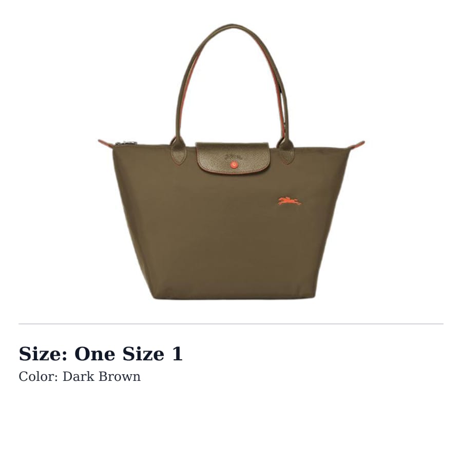 LONGCHAMP Le Pliage Ādas ar neilonu
