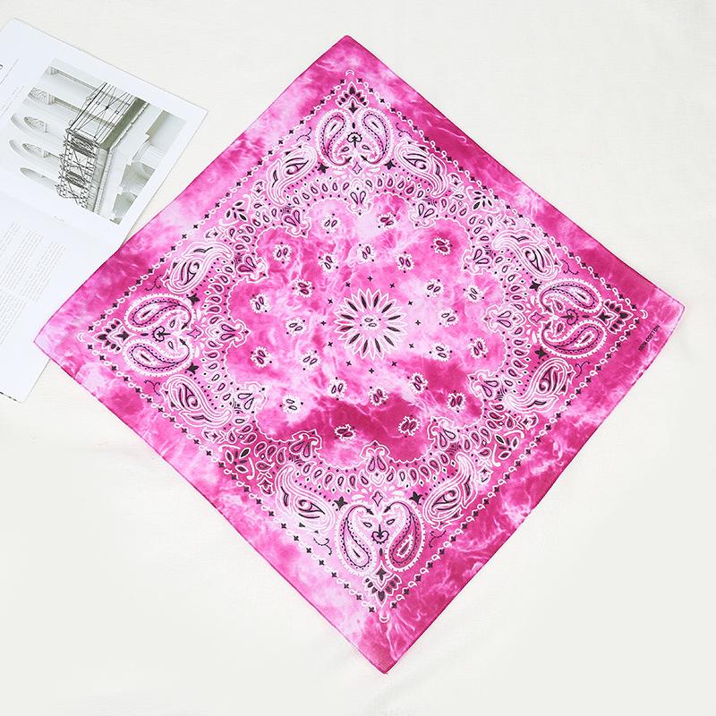 New Tie-dye Paisley Cotton Headband & Scarf: Sporty Outdoor Cycling & Hip Hop Accessory