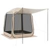 VEVOR Screen House Tent, 1825 x 1825 x 2200 mm, 4-6 Person Pop Up Screen Tent with Extended Awning, Portable Screened in Canopy with Carry Bag