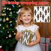 Christmas Gift Wrapping Paper Roll Holiday Decorative Packaging Material