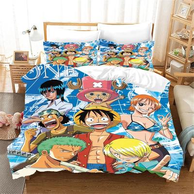 ONE PIECE Duvet Cover Bedding Set Japan Anime Decorative Bedding Comforter Sets Boys Girls Baby Teen Bed Set Bedclothes Gift