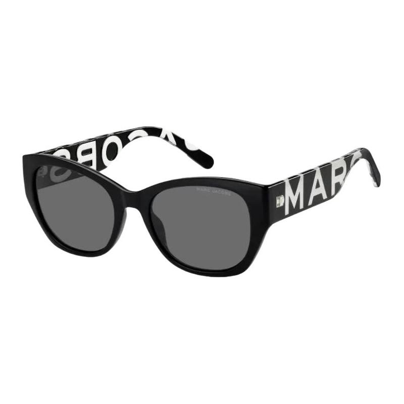 Marc Jacobs Curved temple tips nylon square sunglasses women s black MARC807S чёрный