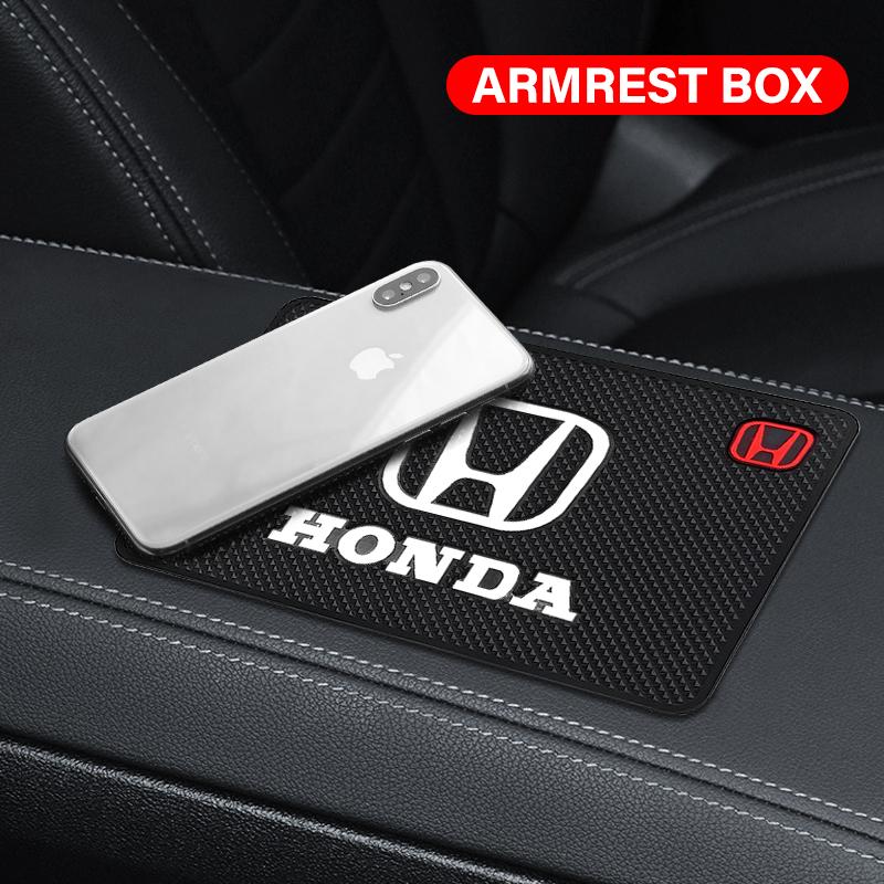 Car Anti Slip Pad Phone Holder Non-Slip Mat Car Stlying For Honda Fit Mugen Insight Type S R VTEC Modulo Vezel RR Si