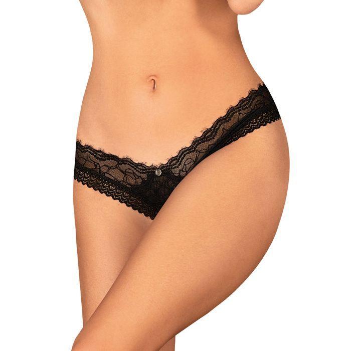Obsessive - String Ouvert Medilla - Negru