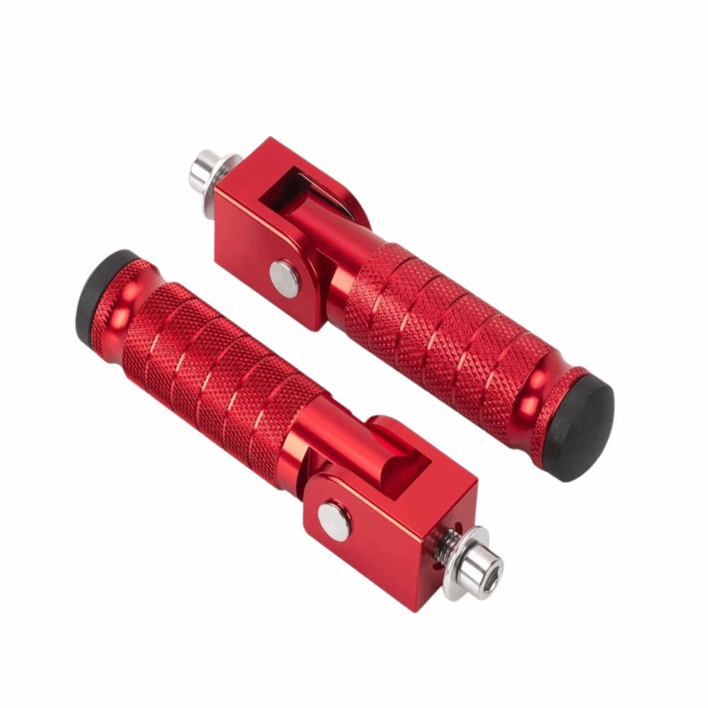 2pcs Aluminum Alloy Motorcycle Footrest CNC Machined Crash Bar Foot Pegs Crash Bar Mount