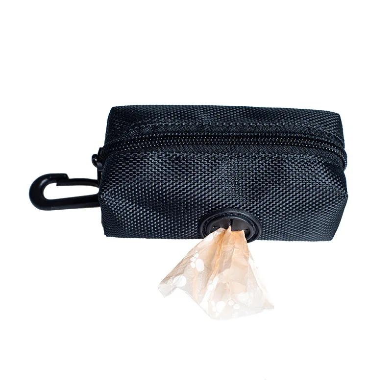 

Pet Puppy Cat Pick Up Dog Poop Bag Dispenser Portable Poop Waste Bag Holder Garbage Bags Organizer Outdoor Travel Pets Supplies чёрный