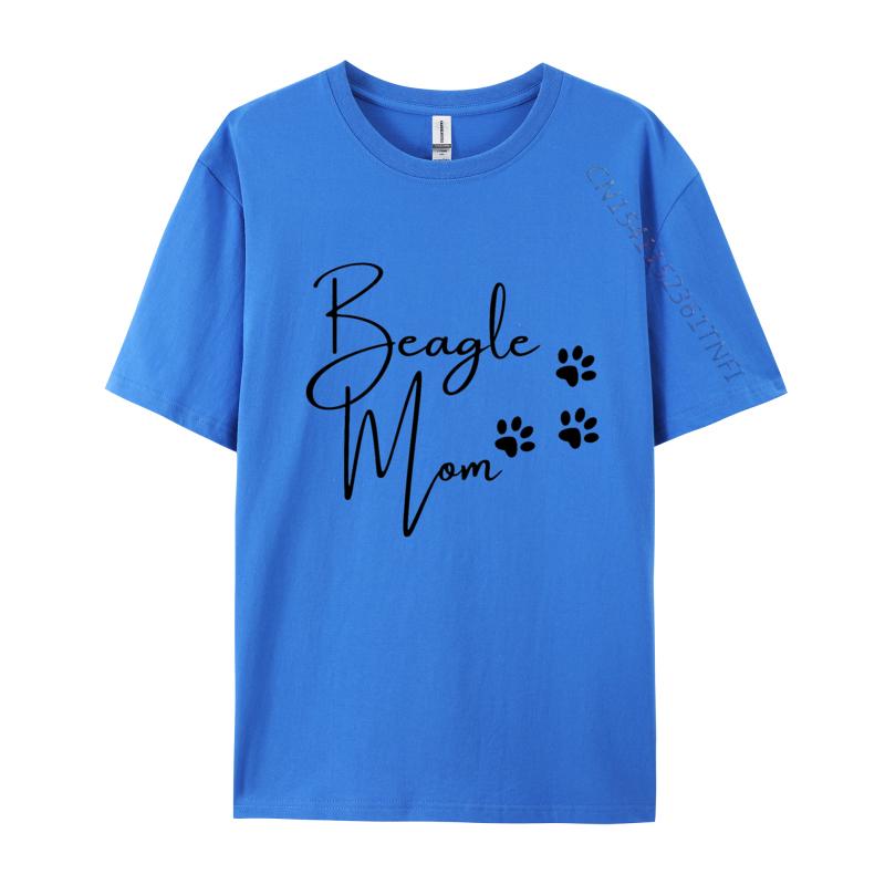 Beagle Mom T-shirt 100% Cotton Clothing Awesome Short Sleeve Tees Best Gift T-Shirt Luxury Clothing Casual