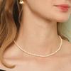 Murmur [925silver]Petit Oval Pearl Necklace